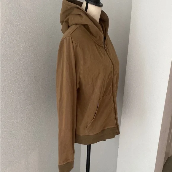 Skims Plus Size Basics Outdoor Full Length Zip Up Hoodie - Picture 5 of 9